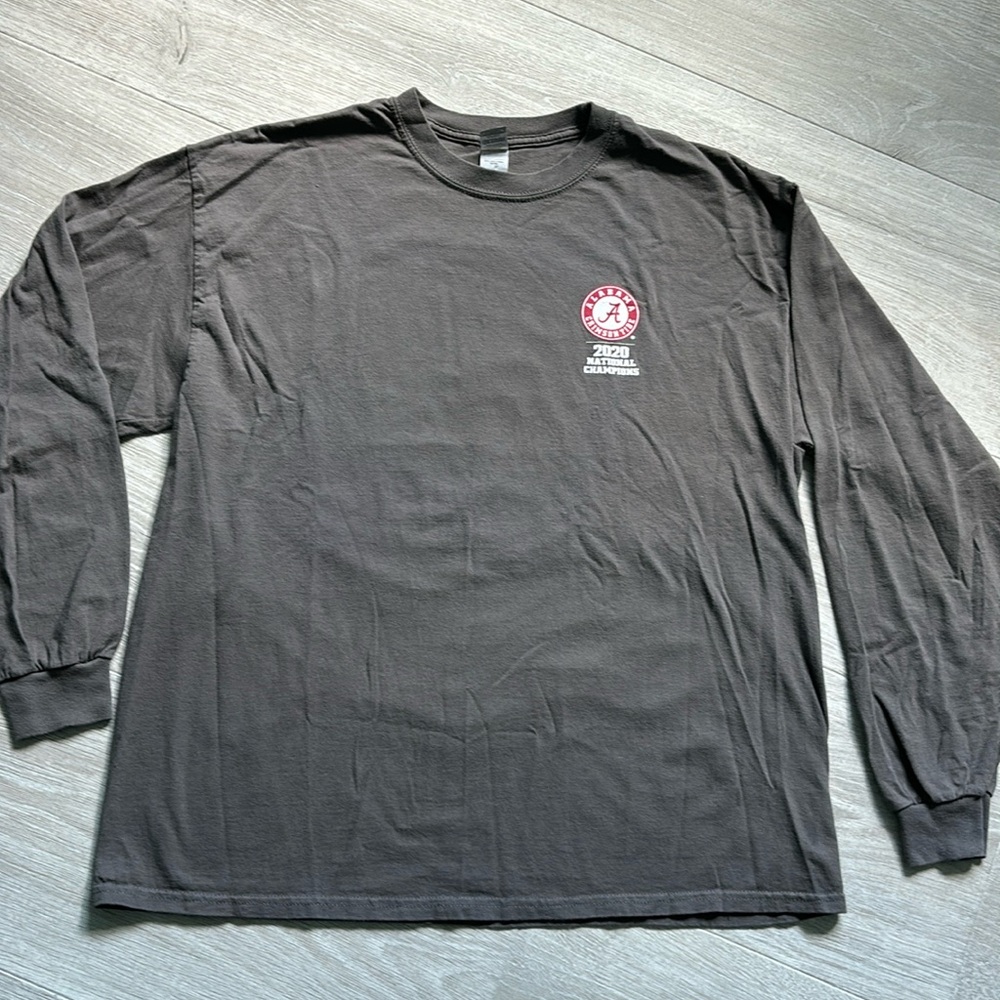 Alabama Crimson Tide Men Football Playoff 2020 National Champion T-Shirt size XL